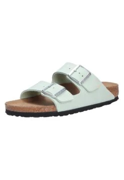Birkenstock TieffussbettCiabattineSoftbirkiveganmatcha Donna Ciabatte E Zoccoli BI111A15E-M11
