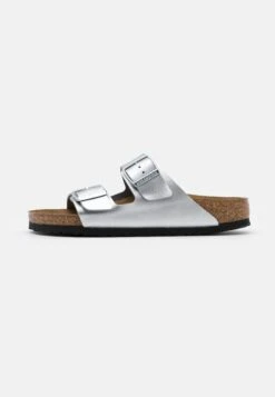 Birkenstock Arizona Bf Narrow - Pantofole - Silver -Birkenstock Italia 0e390bdfda4f468687e20957b91c0f76