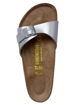 Birkenstock Madrid Bf RegularCiabattineSilber Donna Ciabatte E Zoccoli BI111B01K-104 -Birkenstock Italia 0f2792c07c8b461cab7413c9300632b3