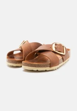 Birkenstock Fl HexCiabattineCognac Donna Ciabatte E Zoccoli BI111A0X3-O11 -Birkenstock Italia 0fac9113911c4005a0916d456435b880