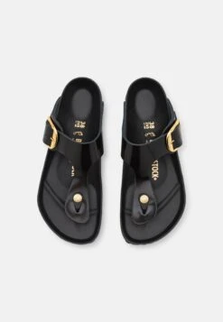 Birkenstock Gizeh Big Buckle RegularInfraditoBlack Donna Sandali BI111A105-Q11 -Birkenstock Italia 1ea8ed9fb84247f1abbe90756a3a1e9f