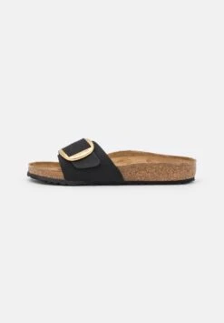 Birkenstock Italia 17 Birkenstock Madrid Big Buckle Narrow FitCiabattineBlack Donna Ciabatte E Zoccoli BI111A0WM-Q11