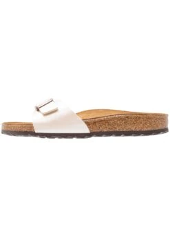 Birkenstock Madrid Bf Narrow - Ciabattine - Graceful Pearl White -Birkenstock Italia 2d1b2e483eb34bf6b1c91d82e57b3f8e