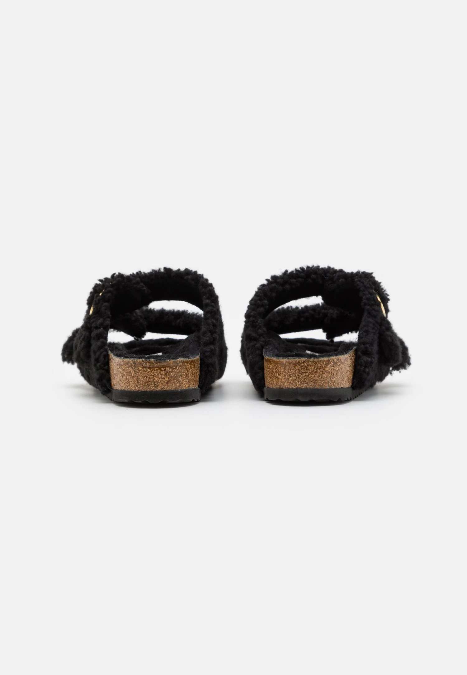 Birkenstock Arizona Teddy- Pantofole - Black/Gold 5 Birkenstock Arizona Teddy- Pantofole - Black/Gold - immagine 3