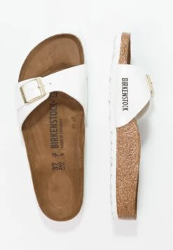 Birkenstock Madrid Bf NarrowCiabattineWhite Donna Ciabatte E Zoccoli BI111F04H-A11 -Birkenstock Italia 3682440c6e2246fcb41e7edf8a21eea4