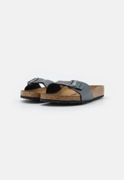 Birkenstock Madrid Regular FitCiabattineMetallic Black Donna Ciabatte E Zoccoli BI111A0PY-Q11 -Birkenstock Italia 38817359671c4ff89d7263990e134001