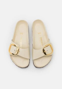 Birkenstock Madrid Lena High Shine RegularCiabattineEcru Donna Ciabatte E Zoccoli BI111A12P-A11 -Birkenstock Italia 442f85b26cef42d1a5910c48ea70d08e