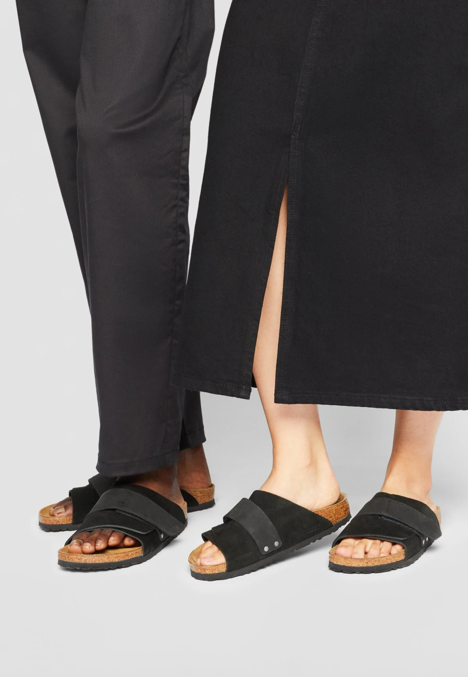 Birkenstock Kyoto Vl Soft Suede & Nubuck Narrow - Pantofole - Black 3 Birkenstock Kyoto Vl Soft Suede & Nubuck Narrow - Pantofole - Black