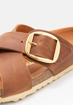 Birkenstock Fl HexCiabattineCognac Donna Ciabatte E Zoccoli BI111A0X3-O11 -Birkenstock Italia 685dde878fe6484fa0700a1bd8cbad2e