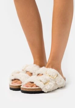 Birkenstock Arizona Big Buckle Rivet Logo Narrow FitPantofoleEggshell Donna Pantofole BI111D034-A11