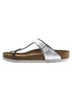 Birkenstock Gizeh InfraditoMetallic Silver Donna Sandali BI111A0EX-D11 -Birkenstock Italia 72d582452c4948afa67bb30de3573369