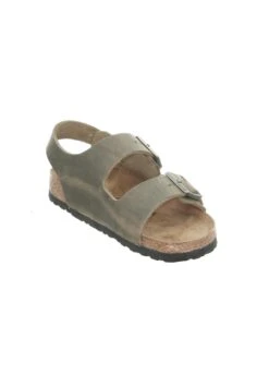 Birkenstock MilanoSandaliFaded Khaki Donna Sandali BI111A15R-N11 -Birkenstock Italia 72f45b40614b4a2ba3096430f1172359
