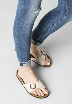 Birkenstock Madrid Bf Regular - Ciabattine - Graceful Pearl White -Birkenstock Italia 74792f86c9bc4040b6a640b52f8fe56e