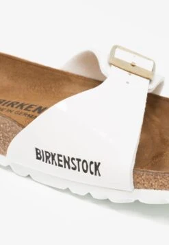 Birkenstock Madrid Bf NarrowCiabattineWhite Donna Ciabatte E Zoccoli BI111F04H-A11 -Birkenstock Italia 75f263690af34e63904eacbdc38b2fa9