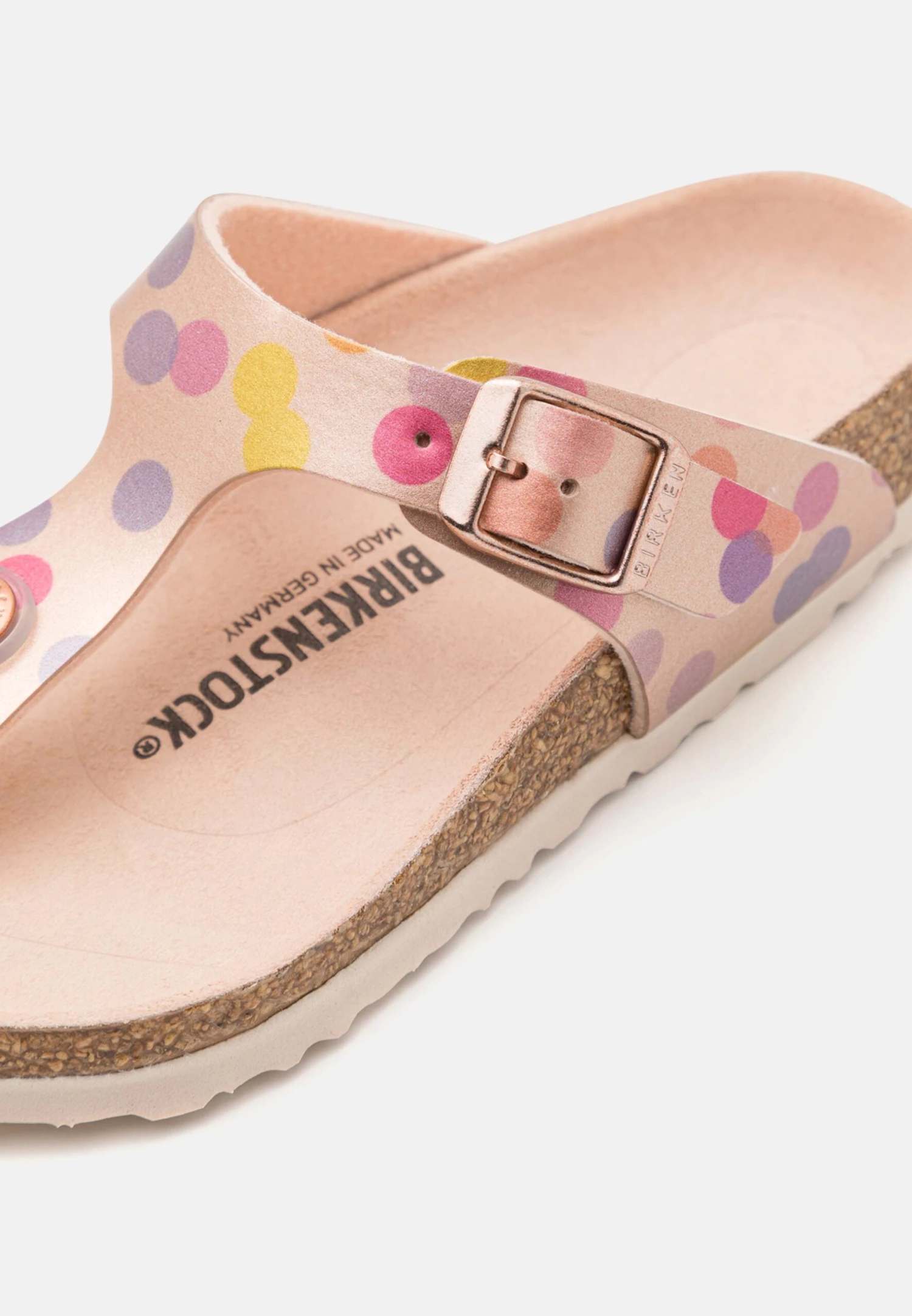 Birkenstock Gizeh Kids Metallic DotsInfraditoRose Gold-Coloured Bambini Sandali Da Spiaggia BI113G07S-F11 8 Birkenstock Gizeh Kids Metallic DotsInfraditoRose Gold-Coloured Bambini Sandali Da Spiaggia BI113G07S-F11 - immagine 6