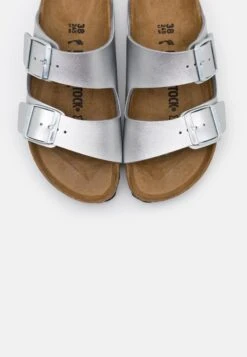 Birkenstock Arizona Bf Narrow - Pantofole - Silver -Birkenstock Italia 782a2e1475d74a83bb6af03860b214d4