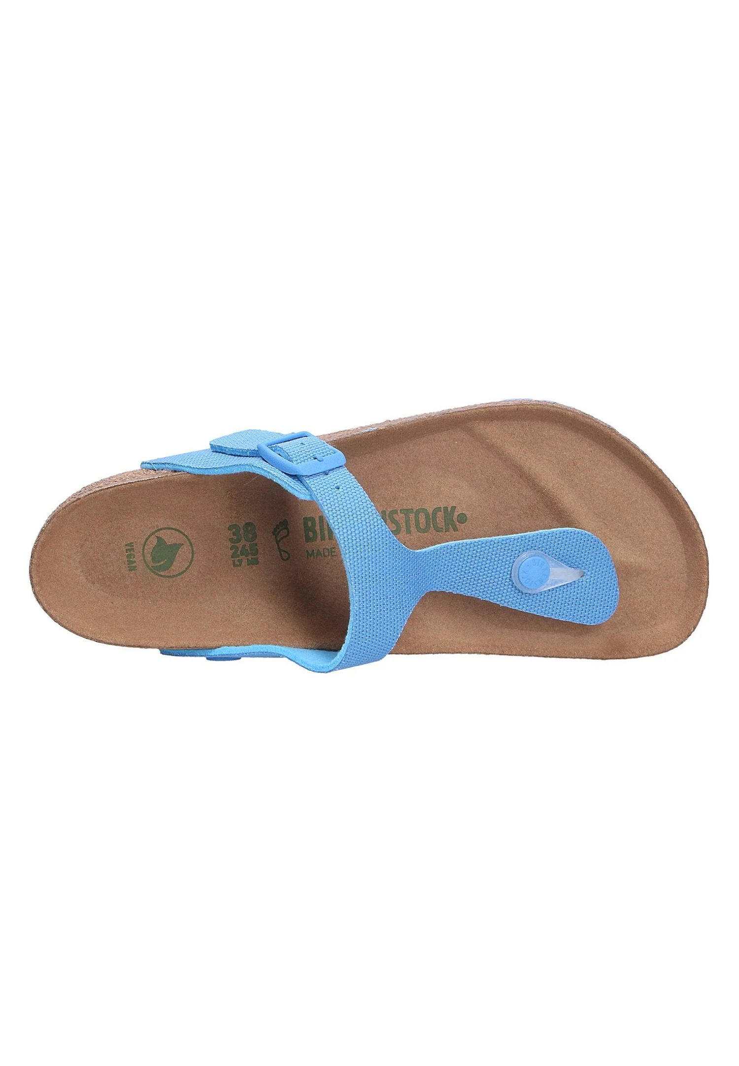 Birkenstock Tieffussbett PantoletteCiabattineBlau Donna Ciabatte E Zoccoli BI111A14R-K11 5 Birkenstock Tieffussbett PantoletteCiabattineBlau Donna Ciabatte E Zoccoli BI111A14R-K11 - immagine 3