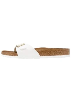 Birkenstock Madrid Bf NarrowCiabattineWhite Donna Ciabatte E Zoccoli BI111F04H-A11 -Birkenstock Italia 93ebc4d8294f413eb08d140aecb00203