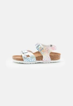 Birkenstock Rio Mf SandaliFlashy Hologram Silver Bambini Sandali BI113G07E-D11