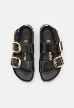 Birkenstock Milano Big Buckle Narrow FitSandaliHigh Shine Black Donna Sandali BI111A10B-Q11 -Birkenstock Italia 9c3a1c937e2e46719ec3ef61362f541c