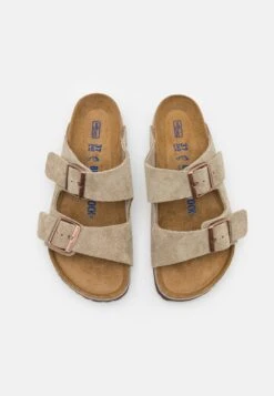 Birkenstock Arizona Soft Footbed UnisexPantofoleTaupe Donna Ciabatte E Zoccoli BI115F02T-B11 -Birkenstock Italia 9f939cddcd7640b29542d58c09820040