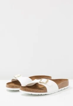 Birkenstock Madrid Bf NarrowCiabattineWhite Donna Ciabatte E Zoccoli BI111F04H-A11 -Birkenstock Italia a0886af30ec041999523637c93b216fd
