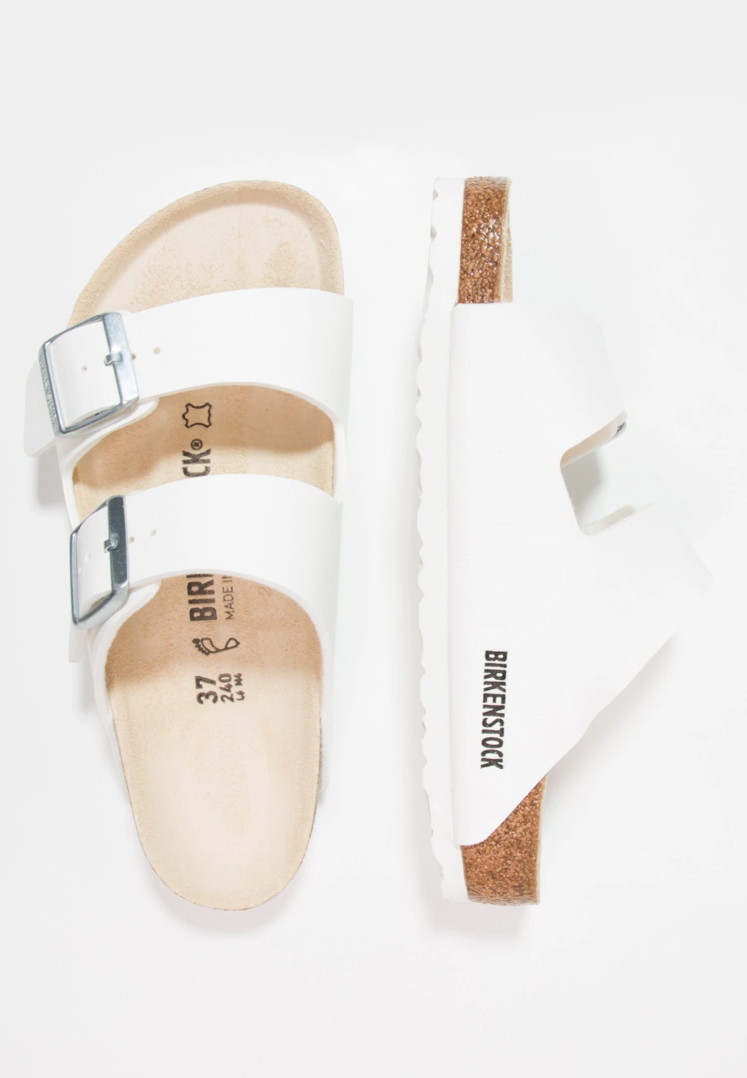 Birkenstock ArizonaCiabattineWhite Donna Ciabatte E Zoccoli BI115F027-A11 4 Birkenstock ArizonaCiabattineWhite Donna Ciabatte E Zoccoli BI115F027-A11 - immagine 2