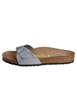 Birkenstock Madrid Bf RegularCiabattineSilber Donna Ciabatte E Zoccoli BI111B01K-104 -Birkenstock Italia b48d1ada74994d9dabbd11371c90b072