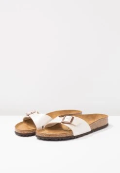 Birkenstock Madrid Bf Narrow - Ciabattine - Graceful Pearl White -Birkenstock Italia b5367bd5a645402caed81b5868c8a0e2