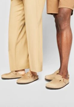 Birkenstock Boston Leoi Unisex - Pantofole - Tabacco Brown