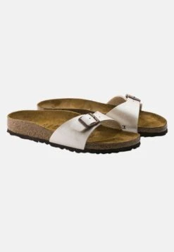 Birkenstock Madrid Bf Regular - Ciabattine - Graceful Pearl White -Birkenstock Italia b8c1f242793b49c098e5f4de305bc1b2