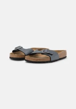 Birkenstock Madrid Bf NarrowPantofoleMetallic Black Donna Pantofole BI111A0P4-Q11 -Birkenstock Italia b9e3557fa1ad48859f3de2e03abb1ee3