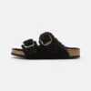 Birkenstock Arizona Teddy- Pantofole - Black/Gold -Birkenstock Italia bfe41aabc3f04a86968b3d0803b80a69
