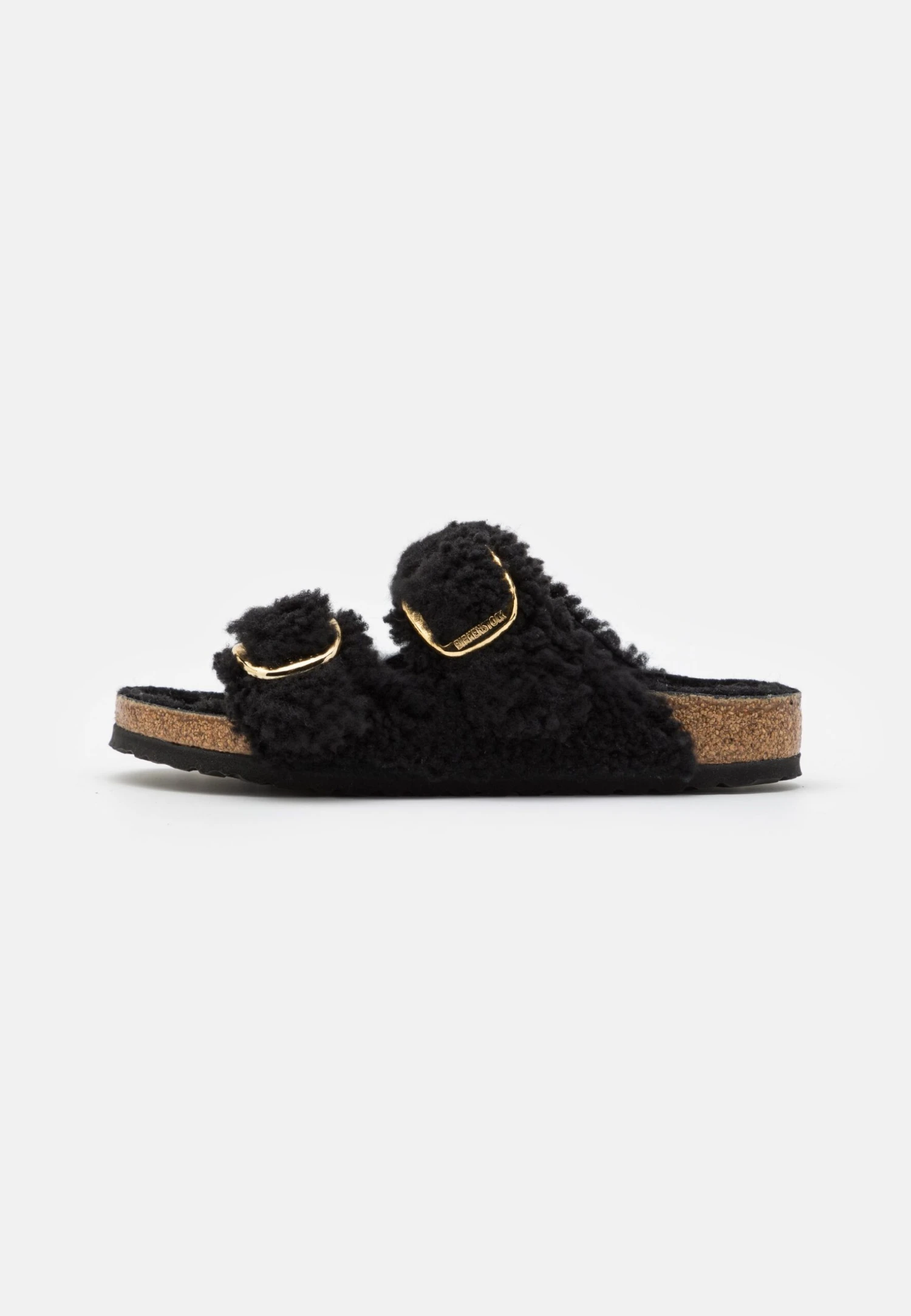Birkenstock Arizona Teddy- Pantofole - Black/Gold 3 Birkenstock Arizona Teddy- Pantofole - Black/Gold