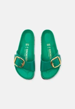 Birkenstock Madrid PantofoleHigh Shine Green Donna Pantofole BI111A137-M11 -Birkenstock Italia c0e37b4fdfba4b2fa080dcef89c6a1e5
