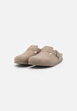 Birkenstock Boston Narrow FitZoccoliDesert Dust/Gray Taupe Donna Ciabatte E Zoccoli BI112G05H-B11 -Birkenstock Italia c6075fc04f044a8ebdda6ed63e69ef42