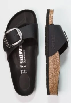 Birkenstock Madrid Big Buckle - Pantofole - Black -Birkenstock Italia c64bad76663c4f369d047bd46bfb6ab7