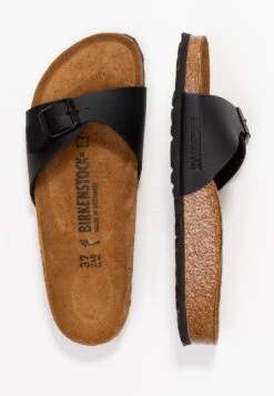 Birkenstock Madrid Bf NarrowPantofoleBlack Donna Ciabatte E Zoccoli BI1-fzw-0020-99 -Birkenstock Italia c7334f0d39f7485891337b4110fe3ee8