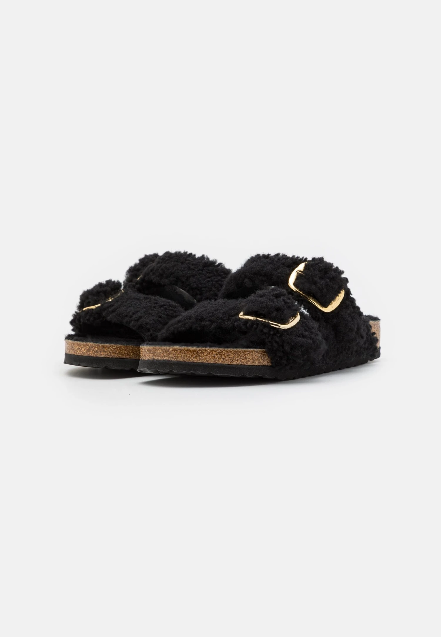 Birkenstock Arizona Teddy- Pantofole - Black/Gold 4 Birkenstock Arizona Teddy- Pantofole - Black/Gold - immagine 2