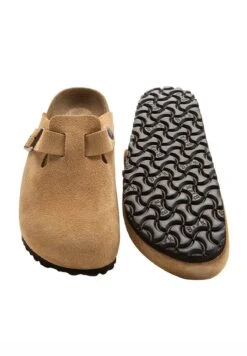 Birkenstock Boston Leve LatteCiabattineBeige Donna Ciabatte E Zoccoli BI111A16O-B11 -Birkenstock Italia d9f7ea888087406eb2944f06068798ad