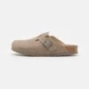 Birkenstock Boston Narrow FitZoccoliDesert Dust/Gray Taupe Donna Ciabatte E Zoccoli BI112G05H-B11 -Birkenstock Italia e57ddea2fa7346c394965f79bdde87bd