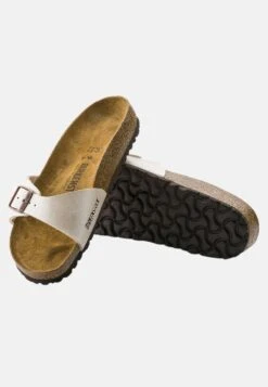 Birkenstock Madrid Bf Regular - Ciabattine - Graceful Pearl White -Birkenstock Italia f8df572a4f7a420fb815ba70d9f1928b