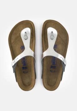 Birkenstock Gizeh InfraditoMetallic Silver Donna Sandali BI111A0EX-D11 -Birkenstock Italia fd95ee285d504be9970a7263a05d6506